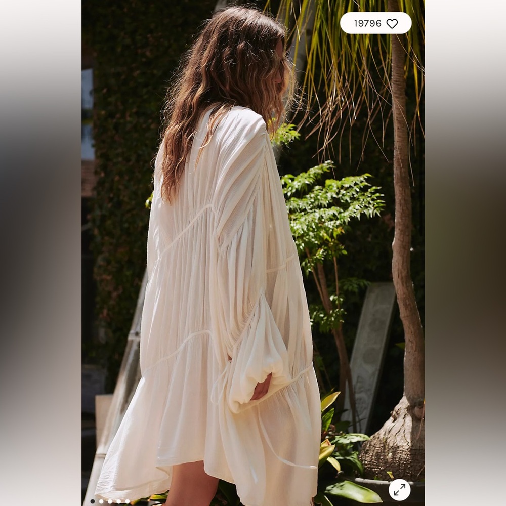 Free People Juliet Duster (Ivory | One Size)